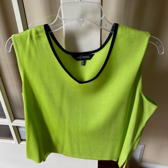 Ming Wang Open Front Jacket and Shell Set XL NWOT - Picture 3 of 9